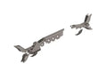 Artec Industries 07-18 Jeep Wrangler JK Apex Front Axle Armor Kit D44 - Raised Tracbar