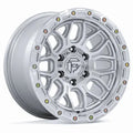 FUEL WHEELS SURGE 17X9 6X135 87 -12 G-SLV-MCH CAST ALUMINUM GLOSS SILVER W MACHINED FACE FC881SD17906312N