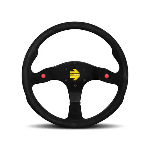 Momo MOD80 Steering Wheel 350 mm -  Black Suede/Black Spokes