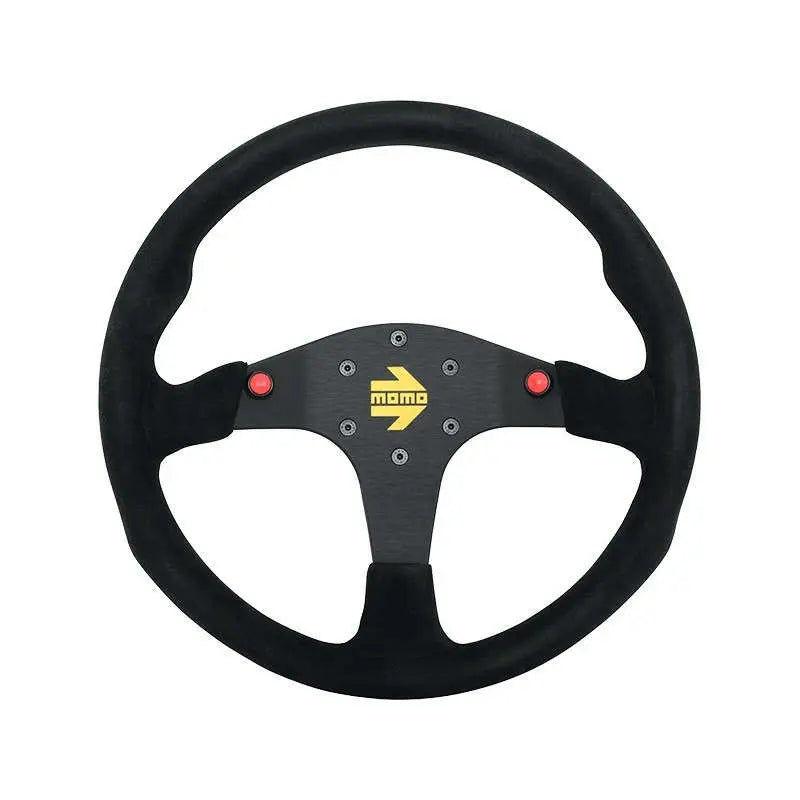 Momo MOD80 Steering Wheel 350 mm -  Black Suede/Black Spokes