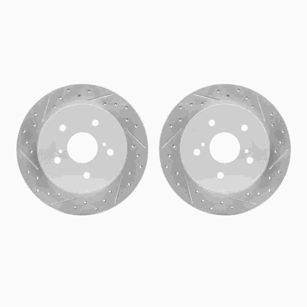 DFC 10-13 Suzuki Kizashi Rear Drilled & Slotted Geoperformance Rotors