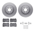 R1 Concepts Brake Rotor- Carbon Coated with Ceramic Pads Hdw Fits Cadillac CTS