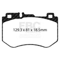 EBC 07-08 Porsche 911 (997) (Cast Iron Rotor only) 3.6 Carrera 2 Yellowstuff Front Brake Pads