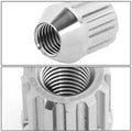 NRG 200 Series M12 X 1.25 Titanium Lug Nut Set - 21 Pc w/Lock Key Socket - Silver