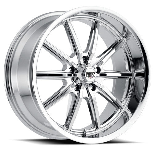 REV WHEELS 100 CLASSIC SERIES 17x7 5x114.3/5x4.5 +0MM OS CHROME