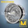 REV WHEELS 100 CLASSIC SERIES 17x7 5x114.3/5x4.5 +0MM OS CHROME