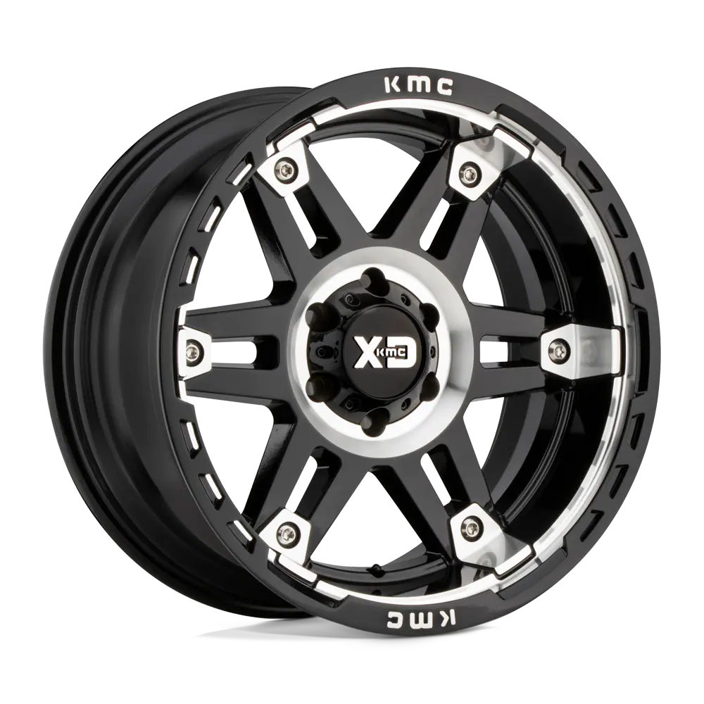 XD840 20X10 6X135 G-BLK MACH -18MM