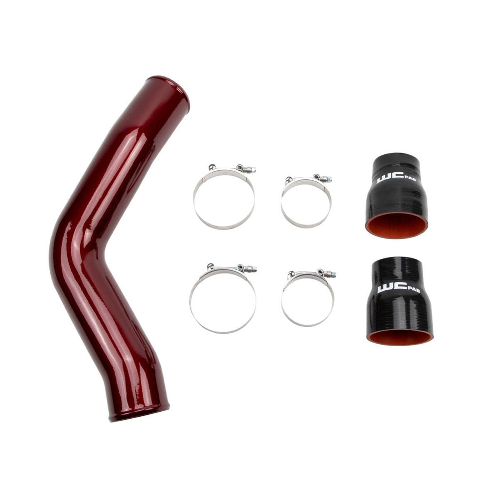 Wehrli Passenger (Hot) Side 3.5 in. Intercooler Pipe 13-18 Cummins 6.7L Sparkle Granny Smth Sparkle Granny Smith 100406-SGS