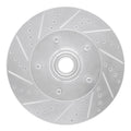 DFC 04-06 Ford E-150 Front Left Drilled & Slotted Silver Brake Rotor