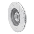 DFC 04-06 Ford E-150 Front Left Drilled & Slotted Silver Brake Rotor