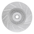 DFC 04-06 Ford E-150 Front Left Drilled & Slotted Silver Brake Rotor