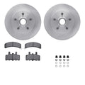 R1 Concepts Brake Rotor- Blank with Optimum Oe Pads Hdw Fits Chevrolet C1500