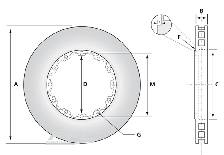 LH DDS Rotor 1.25in x 11.75in