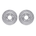 R1 Concepts Brake Rotor- D/S - Silver Fits Kia Soul