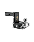 Tow and Stow 2 INCH Browning 1 7 8in x 2in x 2 5 16in Tri-Ball 5in Drop 5 1 2in Rise