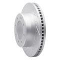DFC 12-21 Nissan Nv3500 Front Left Drilled & Slotted Geoperformance Rotor