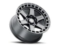 ICON Alloys Raider, Satin Black, 17 x 8.5 / 6 x 5.5, 0mm Offset, 4.75" BS