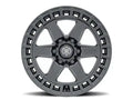 ICON Alloys Raider, Satin Black, 17 x 8.5 / 6 x 5.5, 0mm Offset, 4.75" BS