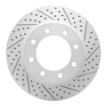 DFC 12-25 Ford F-450 Super Duty Front Right Drilled & Slotted Geoperformance Rotor
