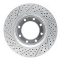 DFC 12-25 Ford F-450 Super Duty Front Right Drilled & Slotted Geoperformance Rotor