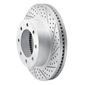 DFC 12-25 Ford F-450 Super Duty Front Right Drilled & Slotted Geoperformance Rotor