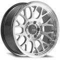 Mamba M28 17x9 6x139.7 ET-12 Silver Wheel w/ Mirror Machine Face & Lip