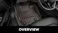 WeatherTech Black Front Rear and Rear Floorliners Fits -23-25 Cadillac Chevrolet GMC 441632-1-2-6