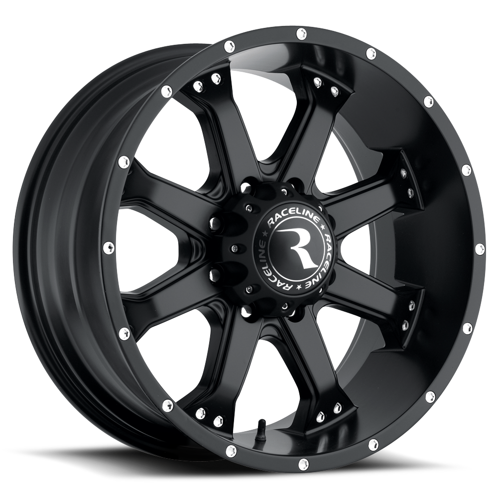 Raceline ASSAULT BLACK 17X9 6X5.5 25mm (6 B/S) - 991B-7906025
