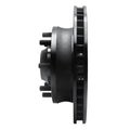 R1 71-95 Chevrolet C20 Pickup Front Right Drilled & Slotted Black Brake Rotor