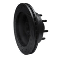 R1 80-85 Ford E-250 Econoline Club Wagon Front Right Drilled & Slotted Black Brake Rotor