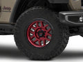 MESA 17x8.5 5x127.00 CANDY RED W/ BLACK LIP (0 mm)