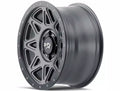 ~(38 lbs. 20X20X10)~ THEORY (9305) MATTE GUNMETAL W/ MATTE BLACK LIP 18X9 5-127 0mm 78.1mm