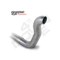 Turbo Downpipe For 89-93 Dodge RAM 2500/3500 2X4 Oxygen Sendsor Bung Not Included Diamond Eye