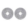 DFC 12-17 Dodge Attitude Front Drilled & Slotted Geoperformance Rotors