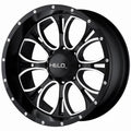 Wheel Pros Helo HE879 17X9 5X5 G-BLK/MILL BTCC -12MM HE87979050312NBC
