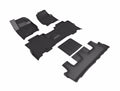 3D Maxpider 18-23 Ford Expedition Max Kagu Floor Mat- Black R1 R2 R3