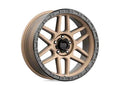 ~(32 lbs. 20X20X12)~ KM544 17x9 5x127.00 MATTE BRONZE W/ BLACK LIP (-12 mm)
