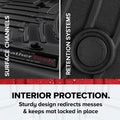 WeatherTech Tan Front Rear and Rear Floorliners Fits -25-26 Carnival 451911-1-2-4516725