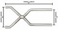 ~(19 lbs. 34X15X9)~ 2.5IN X 304 Polished stainless