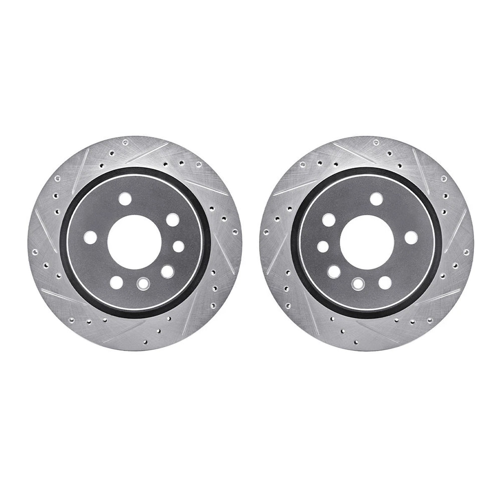 R1 Concepts Brake Rotor- D/S - Silver Fits Cadillac Catera