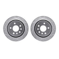 R1 Concepts Brake Rotor- D/S - Silver Fits Cadillac Catera