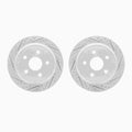 DFC 07-18 Jeep Wrangler Rear Drilled & Slotted Geoperformance Rotors