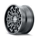 MAYHEM CORTEX 8113 MATTE BLACK 20X10 8-170 -19MM 125.2MM