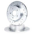 R1 Concepts Brake Rotor- D/S - Silver Fits Audi A4