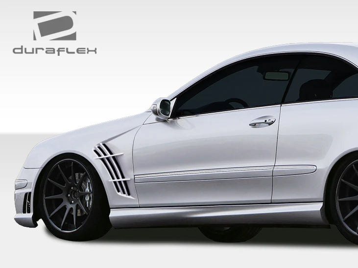 2003-2009 Mercedes CLK W209 Duraflex AMG Look Side Skirts Rocker Panels - 2 Piece
