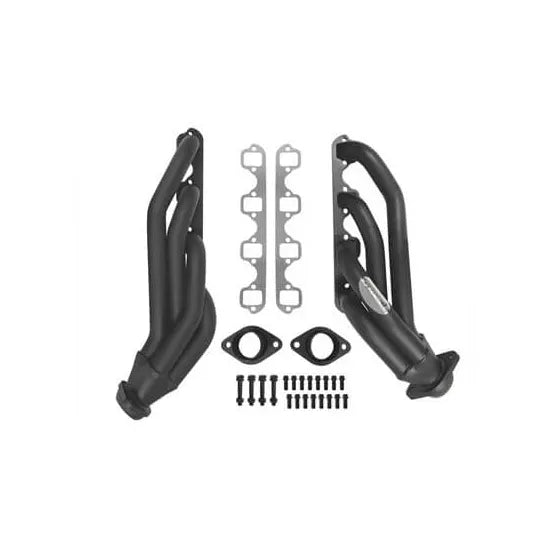 64-70 SB SHORTY HEADERS-BLK
