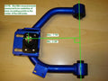 Honda Accord 03-07 TSX CL7 Front Upper Camber Kit (Harden Rubber)