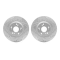 DFC 02-15 Acura CSX Front Drilled & Slotted Geoperformance Rotors