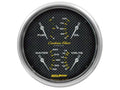 Autometer Carbon Fiber Quad Gauge 5in. 240Ohm (E) - 33Ohm (F) Electric