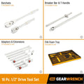 MODSET 90T 1/2 DRIVE TOOL SET 16PC